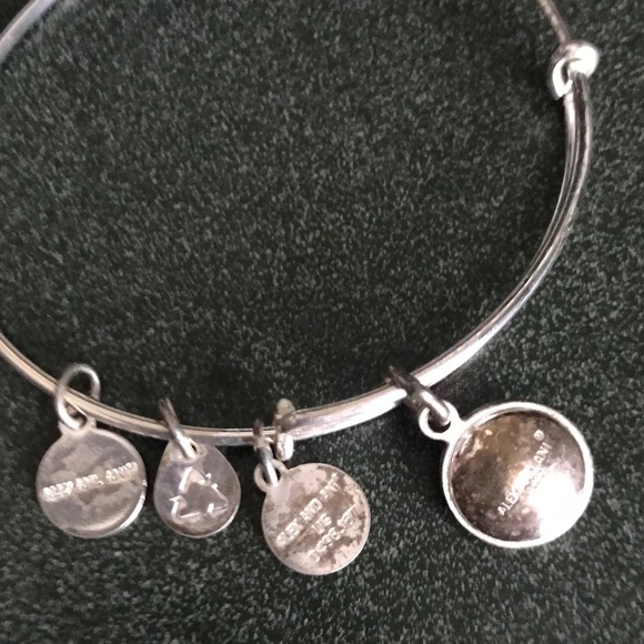 Alex and Ani Silver Expandable Wire Bracelet - Picture 4 of 16